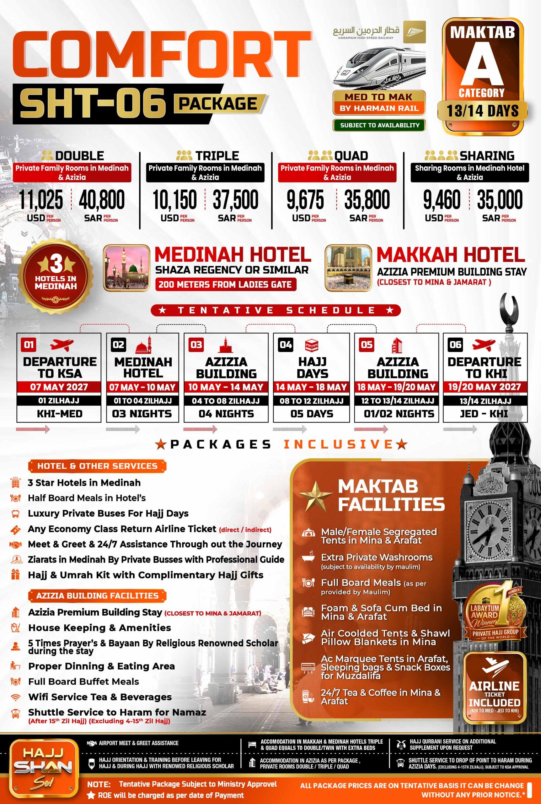 Comfort Sht 06 Hajj Package