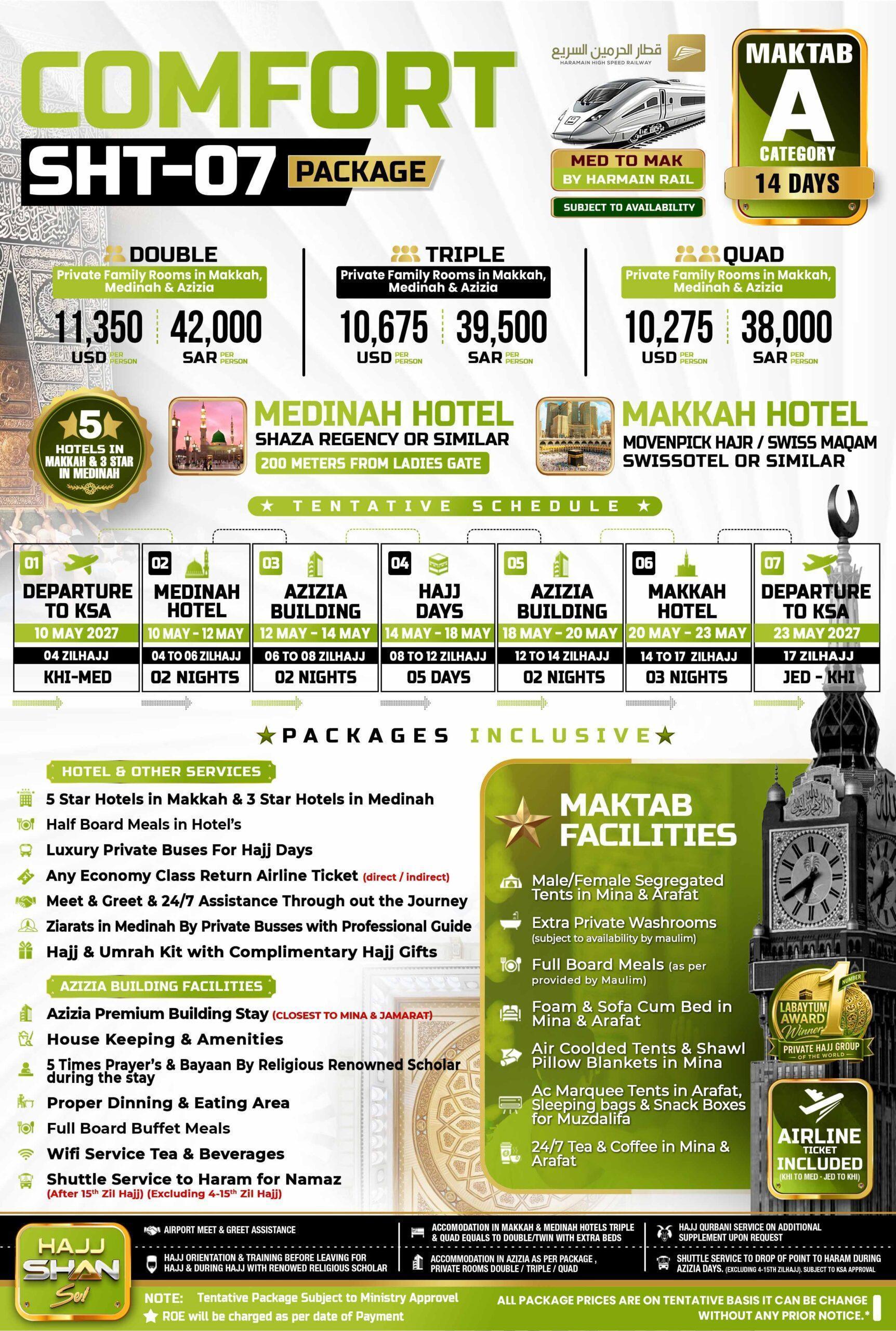 Comfort Sht 07 Hajj Package