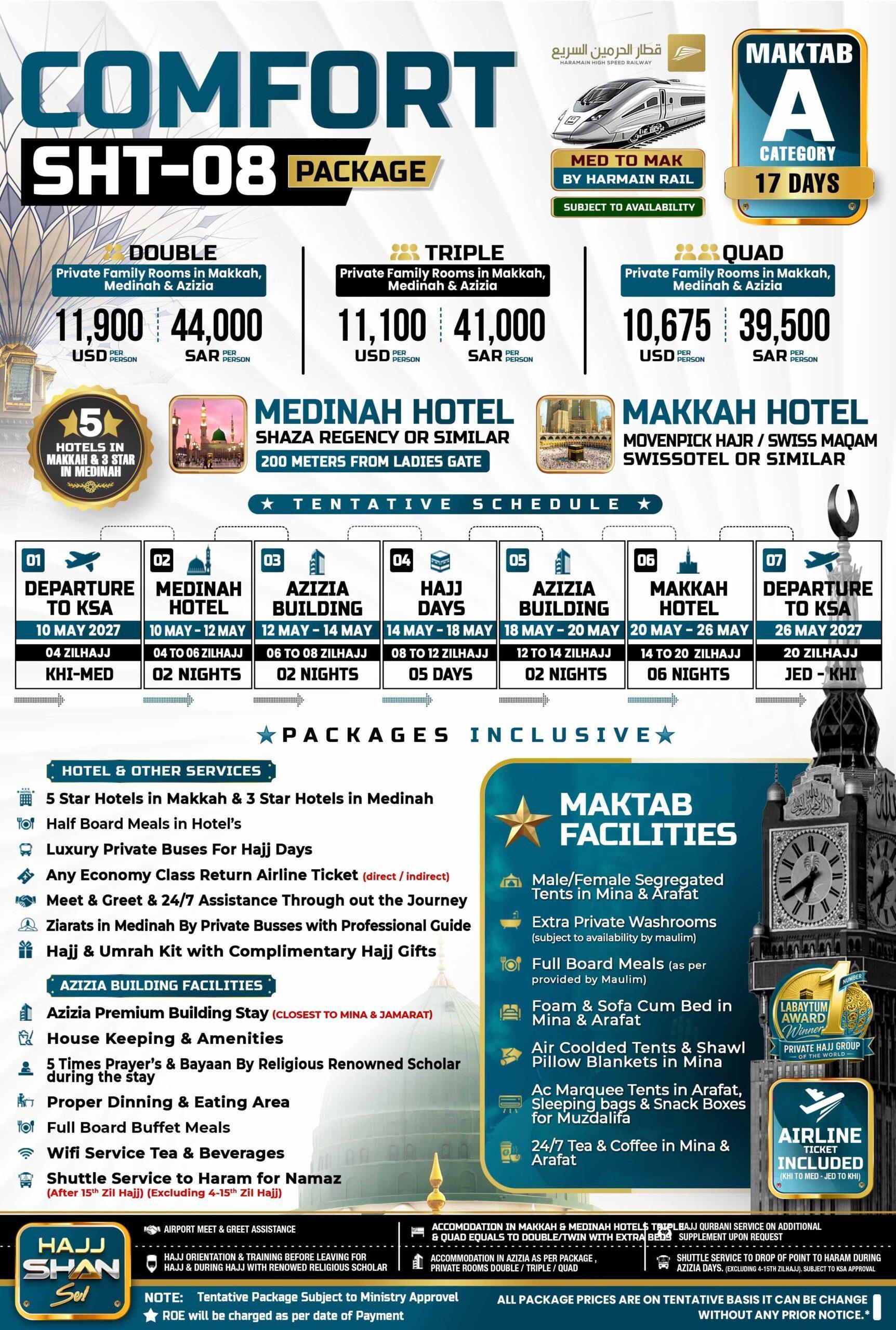 Comfort Sht 08 Hajj Package